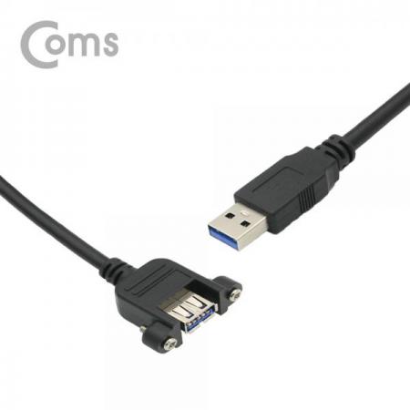 디바이스마트,케이블/전선 > USB 케이블 > 패널마운트(MF) 케이블,Coms,USB 연장 포트 3.0, 1.5m / MF형 / Black (브라켓 연결용, 판넬형)[BT290],1.5m / MF형 / Black /브라켓 연결용/판넬형