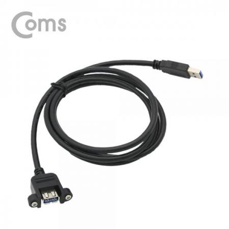 디바이스마트,케이블/전선 > USB 케이블 > 패널마운트(MF) 케이블,Coms,USB 연장 포트 3.0, 1.5m / MF형 / Black (브라켓 연결용, 판넬형)[BT290],1.5m / MF형 / Black /브라켓 연결용/판넬형