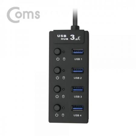 디바이스마트,컴퓨터/모바일/가전 > 네트워크/케이블/컨버터/IOT > 인터넷공유기/허브/랜카드 > USB허브/포트 확장 도킹스테이션,Coms,USB 허브 3.0 (4포트/무전원) 개별스위치 30cm/Hub[BT412],USB 허브 3.0 /4포트/무전원/개별스위치 /30cm/Hub