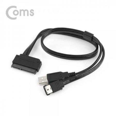 디바이스마트,케이블/전선 > PC/네트워크/통신 케이블 > SATA/HDD 케이블,Coms,SATA 하드(HDD) 케이블(eSATA to SATA 22P) 50cm[ND555],케이블/eSATA to SATA 22P/50cm