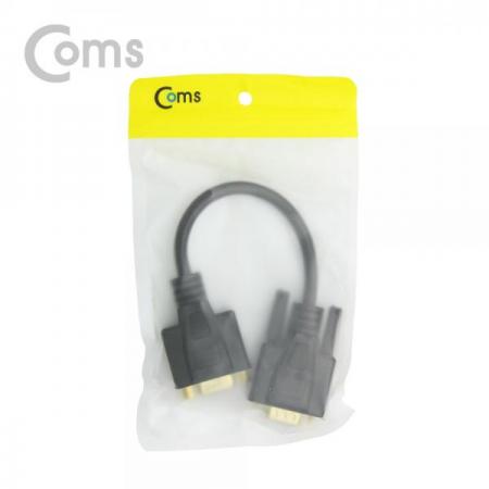 디바이스마트,케이블/전선 > 영상/음향 케이블 > HDMI/DVI 케이블,Coms,모니터 젠더(RGB) 20cm, VGA 15P(M/F)[NT640],RGB(VGA) D-sub 15핀 젠더 / MALE - FEMALE / 20cm