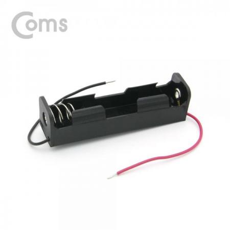 디바이스마트,전원/파워/배터리 > 배터리/배터리홀더 > 배터리홀더 > 18650 배터리 홀더,Coms,건전지 홀더/배터리 홀더, 18650 x 1ea, 2선전원 / 8cm [BF106],건전지 홀더/배터리 홀더/18650 x 1ea/2선전원 / 8cm