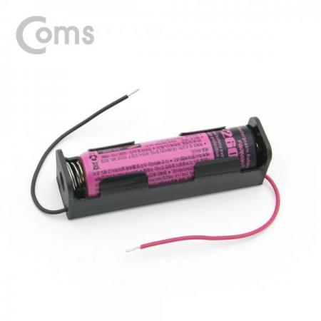 디바이스마트,전원/파워/배터리 > 배터리/배터리홀더 > 배터리홀더 > 18650 배터리 홀더,Coms,건전지 홀더/배터리 홀더, 18650 x 1ea, 2선전원 / 8cm [BF106],건전지 홀더/배터리 홀더/18650 x 1ea/2선전원 / 8cm