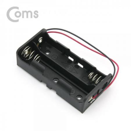 디바이스마트,전원/파워/배터리 > 배터리/배터리홀더 > 배터리홀더 > 18650 배터리 홀더,Coms,건전지 홀더/배터리 홀더, 18650 x 2ea, 2선전원 / 15cm [BF107],건전지 홀더/배터리 홀더/18650 x 2ea/2선전원 / 15cm