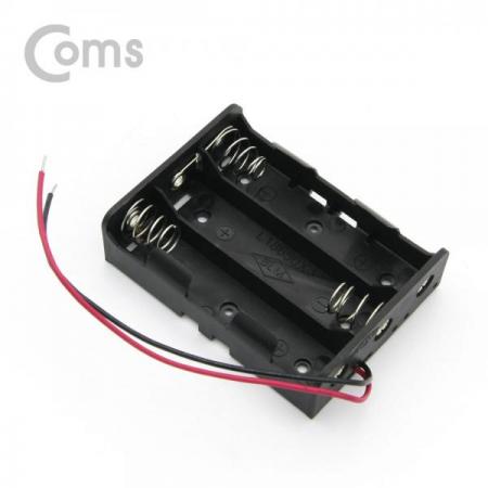 디바이스마트,전원/파워/배터리 > 배터리/배터리홀더 > 배터리홀더 > 18650 배터리 홀더,Coms,건전지 홀더/배터리 홀더, 18650 x 3ea, 2선전원 / 15cm [BF108],건전지 홀더/배터리 홀더/18650 x 3ea/2선전원 / 15cm