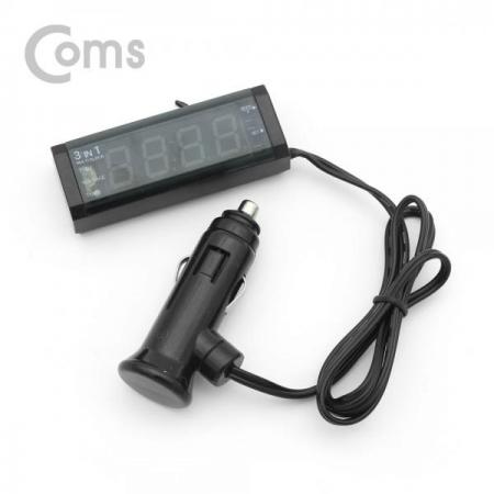 디바이스마트,컴퓨터/모바일/가전 > 게임/취미/캠핑용품 > 차량내부용품 > 실내용품,Coms,차량용 시계(전압/온도계) [BD915], 차량용 시계/전압/온도계