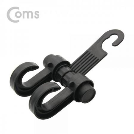 디바이스마트,컴퓨터/모바일/가전 > 게임/취미/캠핑용품 > 차량내부용품 > 실내용품,Coms,차량용 거치대(고리*2) 소형, 헤드레스트 장착[NT196], 차량용 거치대(고리*2)/소형/헤드레스트 장착