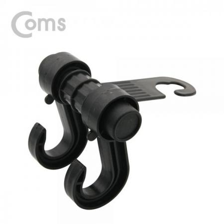 디바이스마트,컴퓨터/모바일/가전 > 게임/취미/캠핑용품 > 차량내부용품 > 실내용품,Coms,차량용 거치대(고리*2) 소형, 헤드레스트 장착[NT196], 차량용 거치대(고리*2)/소형/헤드레스트 장착