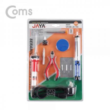 디바이스마트,수공구/전자공구/전동공구 > 전자공구 > 인두기/인두스탠드 > 일반인두,Coms,JAYA / 자야 세라믹 인두세트(ZD-70S) 30W / 8종세트[YT4139],인두세트(ZD-70S) /30W / 8종세트