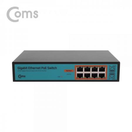 디바이스마트,컴퓨터/모바일/가전 > 네트워크/케이블/컨버터/IOT > 인터넷공유기/허브/랜카드 > 스위치 허브,Coms,8포트 기가비트 GbE PoE 스위치허브 10/100/1000Mbps[PR2185], 8포트 /기가비트/ GbE PoE/ 스위치허브/ 10/100/1000Mbps
