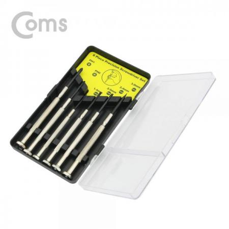 디바이스마트,수공구/전자공구/전동공구 > 작업공구 > 드라이버류 > 드라이버,Coms,드라이버 세트(정밀) 6pcs[ID272], 드라이버 세트/정밀/ 6pcs