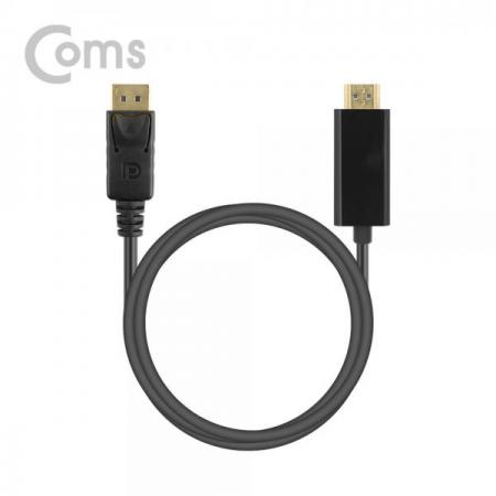 디바이스마트,케이블/전선 > 영상/음향 케이블 > 디스플레이포트 케이블,Coms,디스플레이 포트 to HDMI 변환 케이블 1.8M/Display/DP[BT391],HDMI 변환 케이블 /1.8M/Display/DP