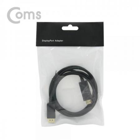 디바이스마트,케이블/전선 > 영상/음향 케이블 > 디스플레이포트 케이블,Coms,디스플레이 포트 to HDMI 변환 케이블 1.8M/Display/DP[BT391],HDMI 변환 케이블 /1.8M/Display/DP