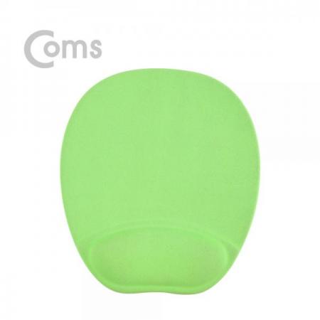 디바이스마트,컴퓨터/모바일/가전 > 키보드/마우스 > 마우스패드 > 손목보호패드,Coms,마우스 패드 (손목보호형) 원형, 그린[SM461], 마우스 패드/손목보호형/원형/그린