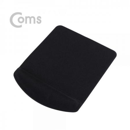 디바이스마트,컴퓨터/모바일/가전 > 키보드/마우스 > 마우스패드 > 손목보호패드,Coms,마우스 패드 (손목보호형) 사각형, 검정[SM462], 마우스 패드/손목보호형/사각형/검정