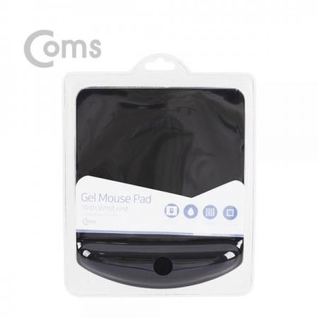 디바이스마트,컴퓨터/모바일/가전 > 키보드/마우스 > 마우스패드 > 손목보호패드,Coms,마우스 패드 (손목보호형) 사각형, 검정[SM462], 마우스 패드/손목보호형/사각형/검정