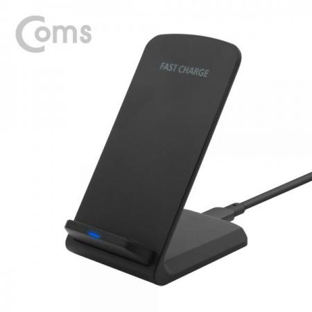 디바이스마트,컴퓨터/모바일/가전 > 스마트폰/스마트기기 > 충전기/보조배터리 > 무선충전기,Coms,고속 무선충전기 거치대 (퀵차지 / 듀얼 코일 / 스탠드형) 9V 지원 [BB069], 고속 무선충전기 거치대 /퀵차지 / 듀얼 코일 / 스탠드형/9V 지원