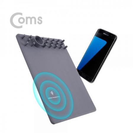 디바이스마트,컴퓨터/모바일/가전 > 스마트폰/스마트기기 > 충전기/보조배터리 > 무선충전기,Coms,마우스 패드(스마트폰 무선충전)[IF156], 마우스 패드/스마트폰 무선충전