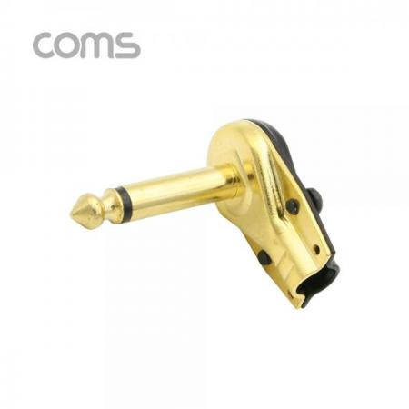 디바이스마트,커넥터/PCB > 플러그/잭 > 이어폰잭/플러그,Coms,모노 제작용 컨넥터 6.3(6.5) Male, 꺾임(꺽임), Metal / 금도금[NA101],모노 커넥터 / 6.3mm / MALE / 꺾임형 / 금도금