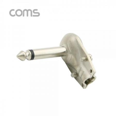 디바이스마트,커넥터/PCB > 플러그/잭 > 이어폰잭/플러그,Coms,모노 제작용 컨넥터 6.3(6.5) Male, 꺾임(꺽임), Metal / 니켈[NT102],모노 커넥터 / 6.3mm / MALE / 꺾임형 / 니켈