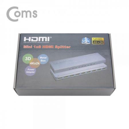 디바이스마트,컴퓨터/모바일/가전 > 네트워크/케이블/컨버터/IOT > KVM스위치/분배기/선택기 > 모니터 선택/분배/확장기,Coms,HDMI 분배기(1:8) UHD 4K2K @30Hz[BT330], HDMI 분배기(1:8)/ UHD 4K2K @30Hz