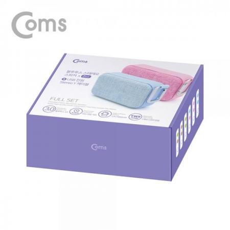 디바이스마트,컴퓨터/모바일/가전 > 음향ㆍ영상ㆍ카메라 > 블루투스 사운드 > 블루투스 휴대용스피커,Coms,블루투스 스테레오 스피커 2개 풀세트(Sky Blue/Pink) + 스테레오 Y 케이블 2M/ evn1[CH543],스피커 2개 풀세트(Sky Blue/Pink) + 스테레오 Y 케이블 2M/ evn1