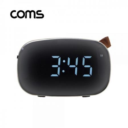 디바이스마트,컴퓨터/모바일/가전 > 음향ㆍ영상ㆍ카메라 > 블루투스 사운드 > 블루투스 스피커,Coms,듀얼 알람 블루투스 스피커(Bronze) 시계디스플레이 / 핸즈프리 / TF카드 / AUX 지원/ evn1[EF123],Bronze/시계디스플레이 / 핸즈프리 / TF카드 / AUX 지원/ evn1