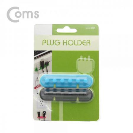 디바이스마트,컴퓨터/모바일/가전 > 네트워크/케이블/컨버터/IOT > 네트워크 자재/공구/타이 > 케이블타이/몰드,Coms,케이블 오거나이저(홀더형), Blue/Black(접착 테이프)[BT071],홀더형/Blue/Black/접착 테이프