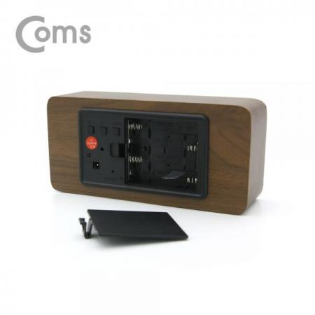 디바이스마트,컴퓨터/모바일/가전 > 가구/사무용품/공구 > 가구/데코 > 인테리어소품,Coms,디지털 LED 나무시계 (소형 / Brown) [BB349], 디지털 LED 나무시계 /소형 / Brown