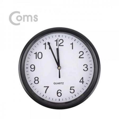 디바이스마트,컴퓨터/모바일/가전 > 가구/사무용품/공구 > 가구/데코 > 인테리어소품,Coms,쿼츠 벽시계(벽걸이용, 아날로그), Black[ID257],벽걸이용/아날로그/Black