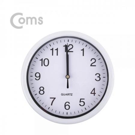 디바이스마트,컴퓨터/모바일/가전 > 가구/사무용품/공구 > 가구/데코 > 인테리어소품,Coms,쿼츠 벽시계(벽걸이용, 아날로그), White[ID258],벽걸이용/아날로그/White