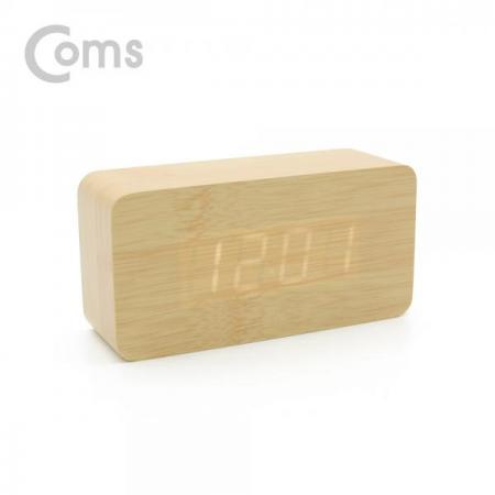 디바이스마트,컴퓨터/모바일/가전 > 가구/사무용품/공구 > 가구/데코 > 인테리어소품,Coms,디지털 LED 나무시계 (준중형)[ITB119], 디지털 LED 나무시계 /준중형