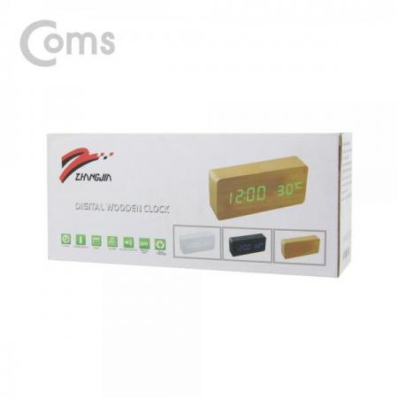 디바이스마트,컴퓨터/모바일/가전 > 가구/사무용품/공구 > 가구/데코 > 인테리어소품,Coms,디지털 LED 나무시계 (준중형)[ITB119], 디지털 LED 나무시계 /준중형