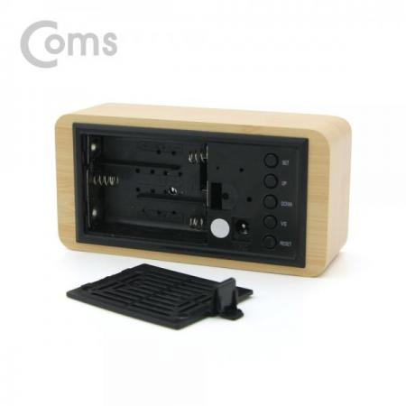 디바이스마트,컴퓨터/모바일/가전 > 가구/사무용품/공구 > 가구/데코 > 인테리어소품,Coms,디지털 LED 나무시계 (준중형)[ITB119], 디지털 LED 나무시계 /준중형