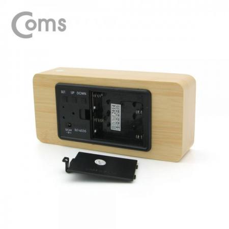 디바이스마트,컴퓨터/모바일/가전 > 가구/사무용품/공구 > 가구/데코 > 인테리어소품,Coms,디지털 LED 나무시계 (중형)[ITB120], 디지털 LED 나무시계 /중형