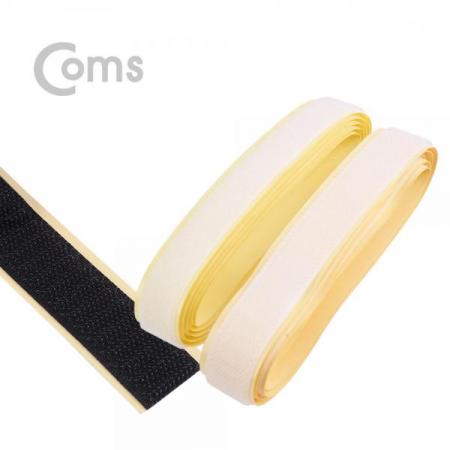 디바이스마트,컴퓨터/모바일/가전 > 네트워크/케이블/컨버터/IOT > 네트워크 자재/공구/타이 > 케이블타이/몰드,Coms,후크 벨크로 테이프 Black/White - 각20mmx1.5M(약)/ 색상 랜덤발송[LV0490],Black/White /각20mmx1.5M(약)/색상 랜덤발송