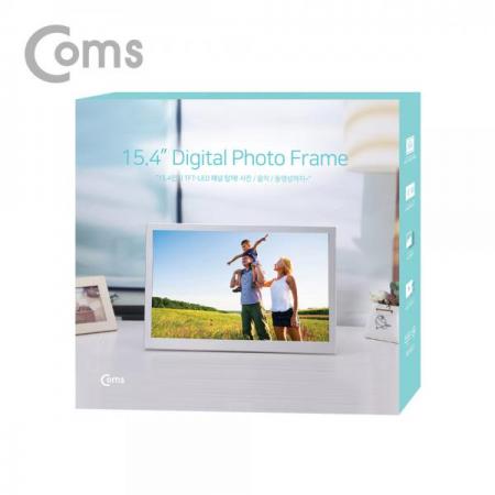 디바이스마트,컴퓨터/모바일/가전 > 가구/사무용품/공구 > 가구/데코 > 인테리어소품,Coms,15.4형 스마트 디지털 액자(HD급 해상도 / 동영상 / 시계 / 달력) [BM170],HD급 해상도 / 동영상 / 시계 / 달력/ HDMI 입력지원