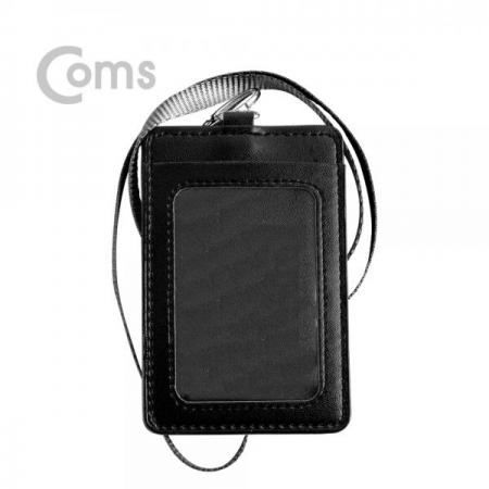 디바이스마트,컴퓨터/모바일/가전 > 가구/사무용품/공구 > 데스크용품 > 데스크정리함,Coms,카드지갑 목걸이, Black[BT162],카드지갑 목걸이/Black