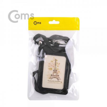 디바이스마트,컴퓨터/모바일/가전 > 가구/사무용품/공구 > 데스크용품 > 데스크정리함,Coms,카드지갑 목걸이, Black[BT162],카드지갑 목걸이/Black