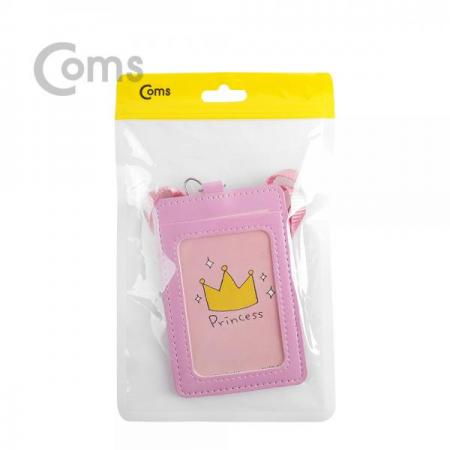 디바이스마트,컴퓨터/모바일/가전 > 가구/사무용품/공구 > 데스크용품 > 데스크정리함,Coms,카드지갑 목걸이, Pink[BT168], 카드지갑 목걸이/Pink