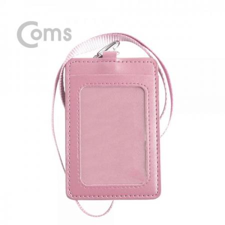 디바이스마트,컴퓨터/모바일/가전 > 가구/사무용품/공구 > 데스크용품 > 데스크정리함,Coms,카드지갑 목걸이, Pink[BT168], 카드지갑 목걸이/Pink