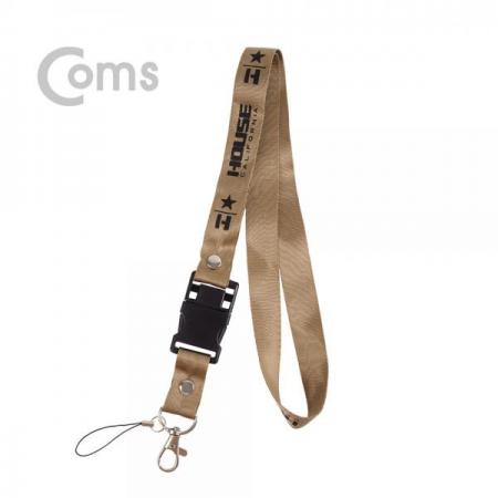 디바이스마트,컴퓨터/모바일/가전 > 스마트폰/스마트기기 > 모바일 주변기기 > 기타 주변기기,Coms,스마트폰 넥 스트랩 / 열쇠 목걸이 - Brown[ID180],넥 스트랩 / 열쇠 목걸이/Brown