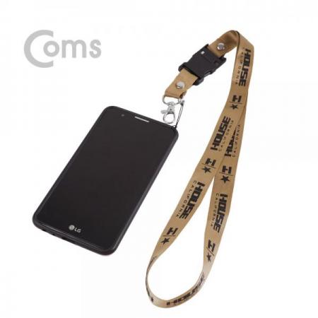 디바이스마트,컴퓨터/모바일/가전 > 스마트폰/스마트기기 > 모바일 주변기기 > 기타 주변기기,Coms,스마트폰 넥 스트랩 / 열쇠 목걸이 - Brown[ID180],넥 스트랩 / 열쇠 목걸이/Brown