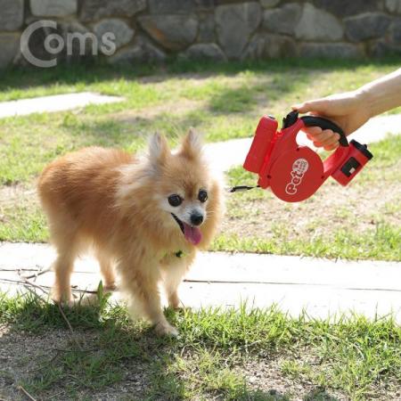 디바이스마트,사무/생활/서적 > 차량/생활/IOT > IOT/생활/취미,Coms,3 in 1 애견 목줄(자동 리드줄+배변봉투+후레쉬)[ID202], 3 in 1 /애견 목줄/자동 리드줄+배변봉투+후레쉬