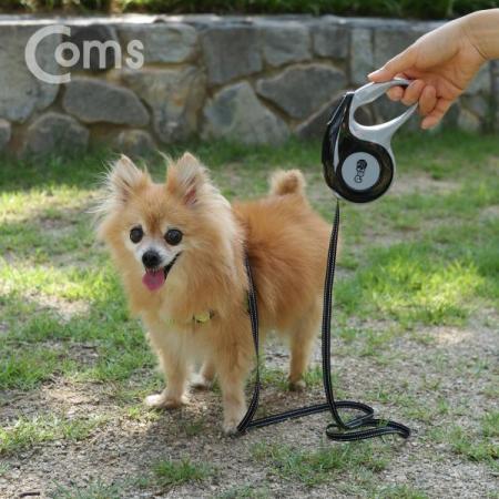 디바이스마트,사무/생활/서적 > 차량/생활/IOT > IOT/생활/취미,Coms,애견 목줄/강아지(자동 리드줄) 5M[ID204],애견 목줄/강아지/자동 리드줄/5M