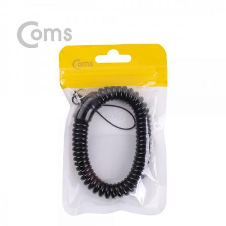 디바이스마트,컴퓨터/모바일/가전 > 스마트폰/스마트기기 > 모바일 주변기기 > 기타 주변기기,Coms,스프링 스트랩 OD 12mm / Black / 분실 방지 / 손목걸이[IE176],12mm / Black / 분실 방지 / 손목걸이