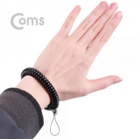 디바이스마트,컴퓨터/모바일/가전 > 스마트폰/스마트기기 > 모바일 주변기기 > 기타 주변기기,Coms,스프링 스트랩 OD 12mm / Black / 분실 방지 / 손목걸이[IE176],12mm / Black / 분실 방지 / 손목걸이