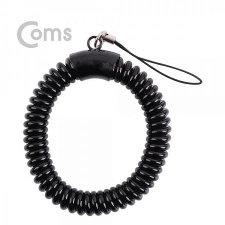 디바이스마트,컴퓨터/모바일/가전 > 스마트폰/스마트기기 > 모바일 주변기기 > 기타 주변기기,Coms,스프링 스트랩 OD 12mm / Black / 분실 방지 / 손목걸이[IE176],12mm / Black / 분실 방지 / 손목걸이