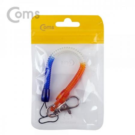 디바이스마트,컴퓨터/모바일/가전 > 스마트폰/스마트기기 > 모바일 주변기기 > 기타 주변기기,Coms,스프링 스트랩 끝단 컬러 OD 7mm / Blue, Clear, Orange[IE179],7mm / Blue/Clear/Orange