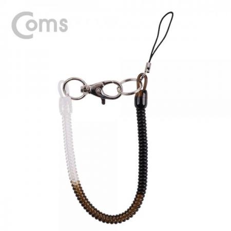 디바이스마트,컴퓨터/모바일/가전 > 스마트폰/스마트기기 > 모바일 주변기기 > 기타 주변기기,Coms,스프링 스트랩 _OD 7mm /Clear, Black[IE180],7mm /Clear/Black